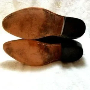 Masterson Men.s Cowboy Boots sz 10 D Brown Black Leather Toe Tip Plate RB913 Men main image 4